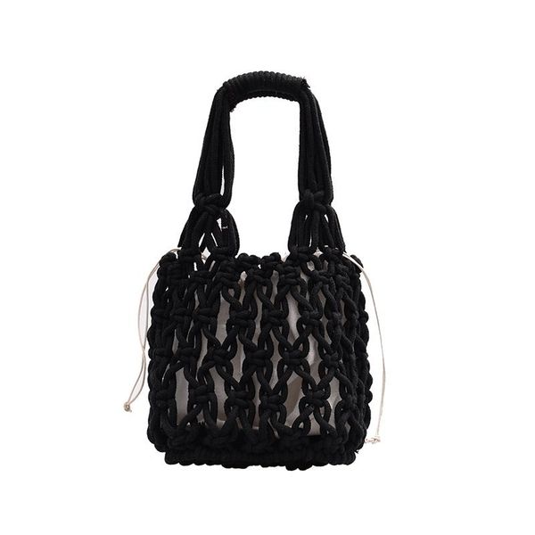 women handbag summer female fashion literary bag woven simple ladies shopping bag tether light black
women handbag summer female fashion literary bag woven simple ladies shopping bag tether light black