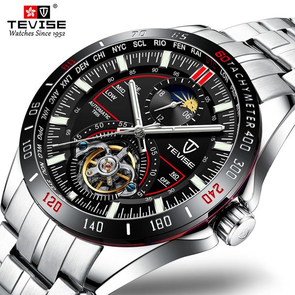 tevise fashion luxury men watches automatic watch self-wind clock male business waterproof mechanical watches relogio masculin, Slivery;brown
tevise fashion luxury men watches automatic watch self-wind clock male business waterproof mechanical watches relogio masculin, Slivery;brown