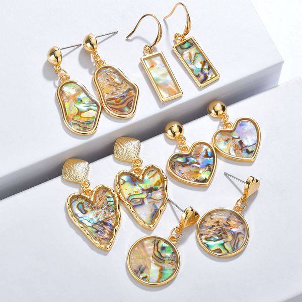 doreenbeads multicolor shell drop earrings women party gold color metal geometric rectangle heart dangle earrings jewelry, Silver
doreenbeads multicolor shell drop earrings women party gold color metal geometric rectangle heart dangle earrings jewelry, Silver