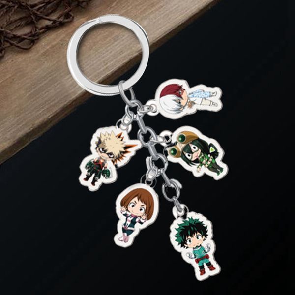 cartoon anime my hero academi keychain lzuku ochaco acrylic key ring charms gift key chains figure plastic piece, Silver
cartoon anime my hero academi keychain lzuku ochaco acrylic key ring charms gift key chains figure plastic piece, Silver