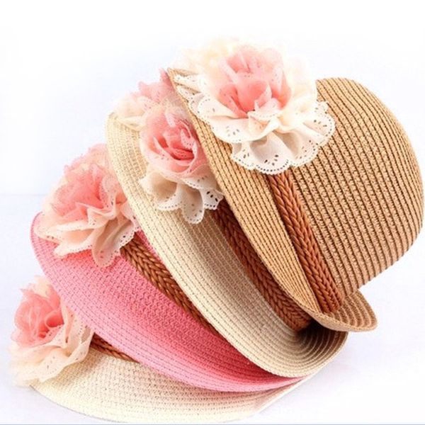 hat korean-style children's straw hat semi-revers flower girls beach sun casual sun-resistant cap for kids, Yellow
hat korean-style children's straw hat semi-revers flower girls beach sun casual sun-resistant cap for kids, Yellow