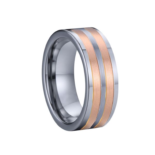 real 14k gold inlay tungsten rings alliance love custom jewelry engagement ring, Golden;silver
real 14k gold inlay tungsten rings alliance love custom jewelry engagement ring, Golden;silver