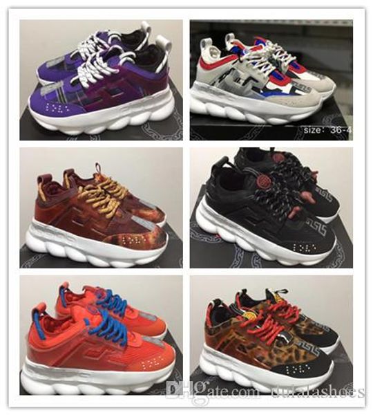 New Colors Chain Reaction Sneaker trainers mens women sneaker light weight chain linked rubber sole luxury brand designer fashion shoes
New Colors Chain Reaction Sneaker trainers mens women sneaker light weight chain linked rubber sole luxury brand designer fashion shoes
