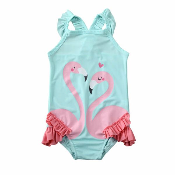 1-6y infant kids girls baby one piece swimwear ruffles sleeve swan cartoon print beachwear swimsuits
1-6y infant kids girls baby one piece swimwear ruffles sleeve swan cartoon print beachwear swimsuits