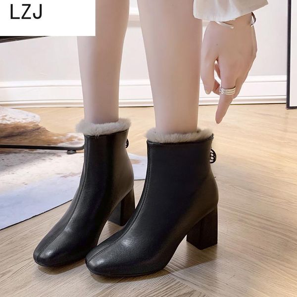 new women high heel booties large fashion female boots ankle boots winter zapatos de mujer plush zipper black leather
new women high heel booties large fashion female boots ankle boots winter zapatos de mujer plush zipper black leather