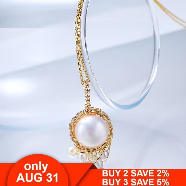 daimi handmade jewelry pearl necklace 11-12mm large freshwater pearl pendant necklace vintage designer jewelry, Silver
daimi handmade jewelry pearl necklace 11-12mm large freshwater pearl pendant necklace vintage designer jewelry, Silver
