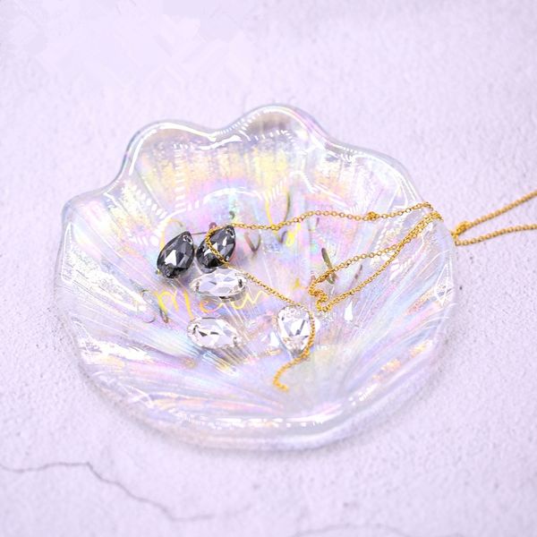 mermaid shell glass dish laser jewelry plate decoration posing prop plate fashion cosmetic storage dish beauty tool hha-319
mermaid shell glass dish laser jewelry plate decoration posing prop plate fashion cosmetic storage dish beauty tool hha-319