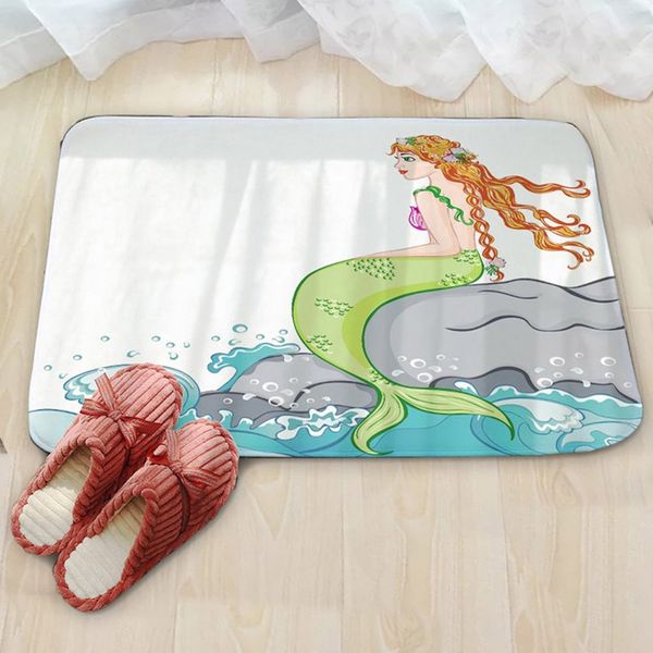 painted mermaid front door mats door mat floor carpet for living room polyester rug anti-slip doormat home decoration
painted mermaid front door mats door mat floor carpet for living room polyester rug anti-slip doormat home decoration