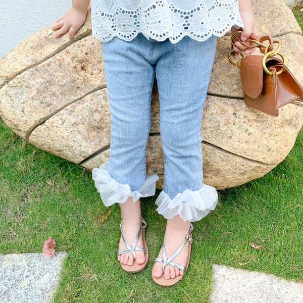 a mu monkey children's 2020 girl's 9-point pants baby girl's elastic jeans 9-point pants 9-fen ku 9 fen ku foreign-style jean, Blue
a mu monkey children's 2020 girl's 9-point pants baby girl's elastic jeans 9-point pants 9-fen ku 9 fen ku foreign-style jean, Blue
