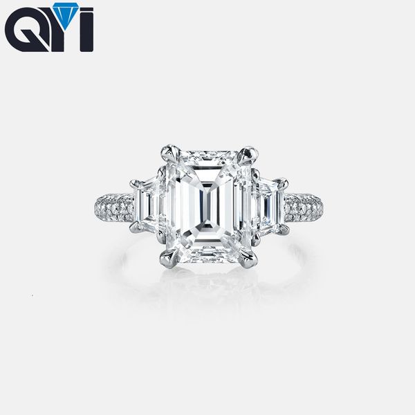 qyi 4 ct emerald cut simulated diamond engagement rings 925 sterling silver ring for women wedding promise ring bridal jewelry cj191210, Slivery;golden
qyi 4 ct emerald cut simulated diamond engagement rings 925 sterling silver ring for women wedding promise ring bridal jewelry cj191210, Slivery;golden