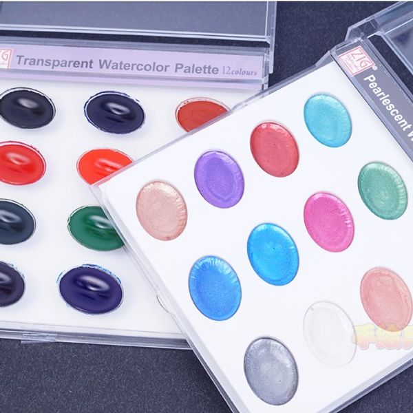 kuretake zig12 colors solid watercolor paint pearlescenransparent watercolor palette pigment
kuretake zig12 colors solid watercolor paint pearlescenransparent watercolor palette pigment