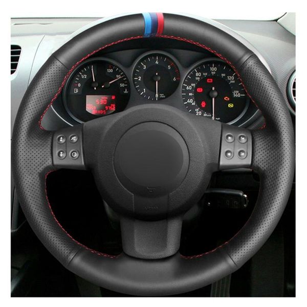 car steering wheel cover for seat ibiza 6l leon 2008 2007 hand-stitched black artificial leather non-slip four seasons
car steering wheel cover for seat ibiza 6l leon 2008 2007 hand-stitched black artificial leather non-slip four seasons