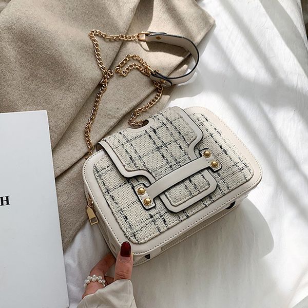 fashion lattice women's shoulder bags chic chain crossbody bags for women large capacity pu cover purses ladies messenger bag
fashion lattice women's shoulder bags chic chain crossbody bags for women large capacity pu cover purses ladies messenger bag