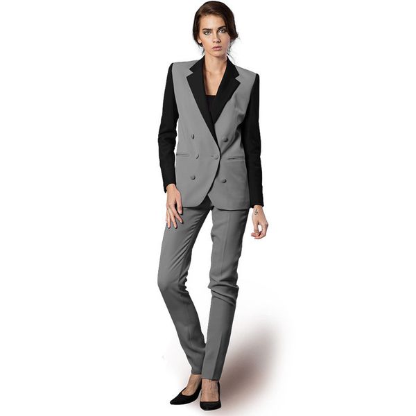 formal women business suits 2 piece pant and jacket sets office ladies work wear uniforms slim female trouser suits, White;black
formal women business suits 2 piece pant and jacket sets office ladies work wear uniforms slim female trouser suits, White;black