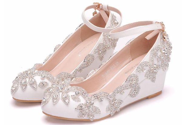 2019 women's shoes in spring and autumn with new style slope heel round head water drill@zxc332, Black
2019 women's shoes in spring and autumn with new style slope heel round head water drill@zxc332, Black