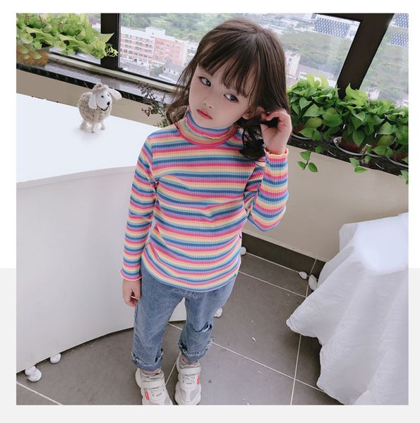 2019 kids autumn item girl stipe shirt two colors, Blue
2019 kids autumn item girl stipe shirt two colors, Blue