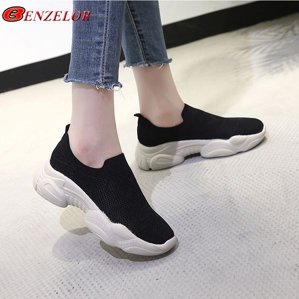 benzelor 2019 new mesh casual women shoes woman sneakers thick soled breathable walking platform female chaussures slip-on, Black
benzelor 2019 new mesh casual women shoes woman sneakers thick soled breathable walking platform female chaussures slip-on, Black