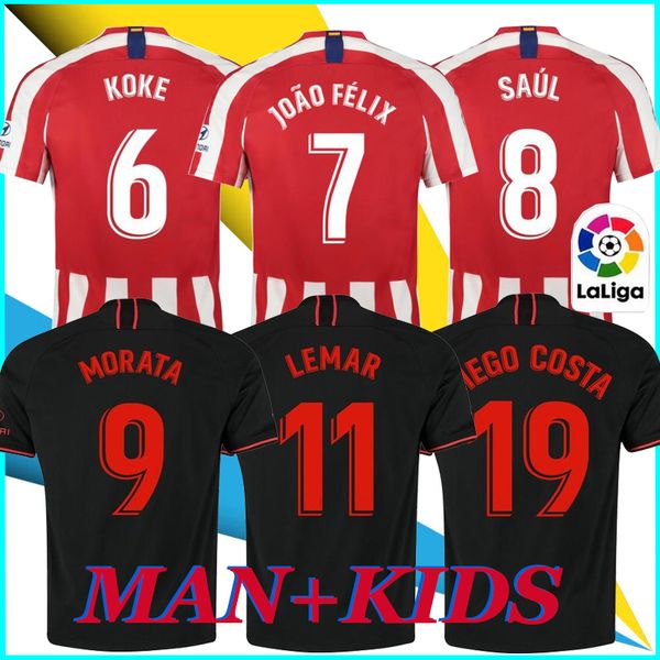 2019/20 joão félix madrid kids kit home away soccer jerseys 19 20 llorente camiseta de fútbol football joao felix morata koke shirt, Black
2019/20 joão félix madrid kids kit home away soccer jerseys 19 20 llorente camiseta de fútbol football joao felix morata koke shirt, Black