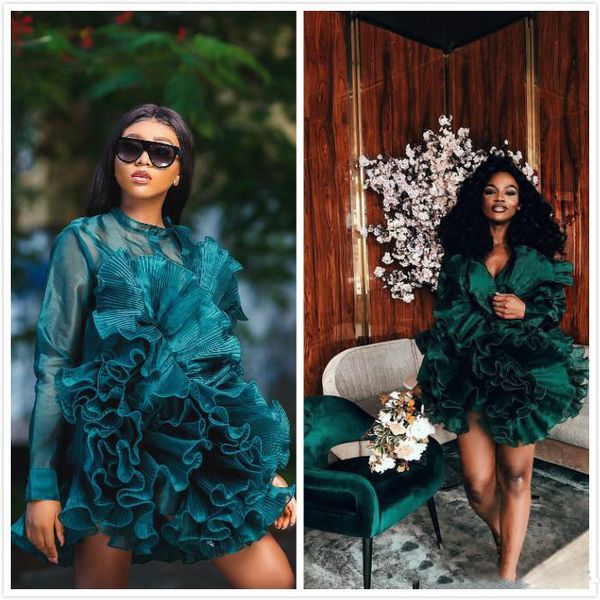 african hunter green cocktail dresses stylish organza homecoming dresses long sleeves graduation party gowns sweet 16 dresses, Blue;pink
african hunter green cocktail dresses stylish organza homecoming dresses long sleeves graduation party gowns sweet 16 dresses, Blue;pink