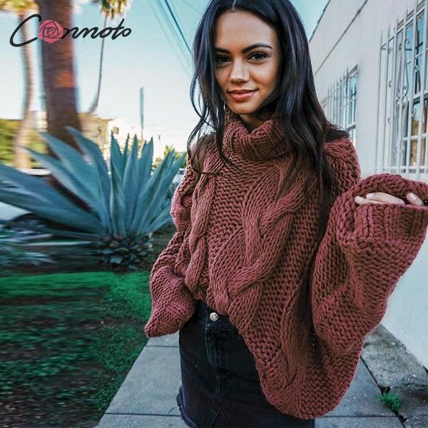 conmoto 2019 autumn winter women jumpers sweater female casual turtleneck loose pullover sweater chic cable knit, White;black
conmoto 2019 autumn winter women jumpers sweater female casual turtleneck loose pullover sweater chic cable knit, White;black