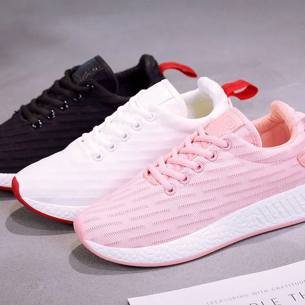 2019 women's sneakers mesh shoes tenis feminino white shoes casual breathable spring summer women flats zapatos de mujer, Black
2019 women's sneakers mesh shoes tenis feminino white shoes casual breathable spring summer women flats zapatos de mujer, Black