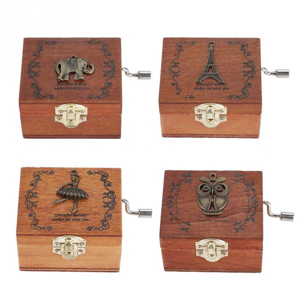 1pc wooden hand crank music box hand cranked mechanical classic craft happy birthday new year christmas gift
1pc wooden hand crank music box hand cranked mechanical classic craft happy birthday new year christmas gift