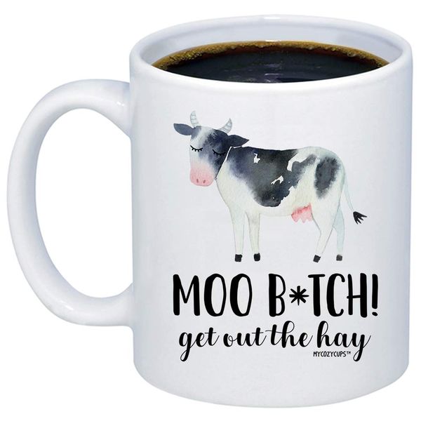 my cozy cups funny mugs for women - moo btch get out the hay coffee mug - sarcastic cow loving 11oz dropshipping
my cozy cups funny mugs for women - moo btch get out the hay coffee mug - sarcastic cow loving 11oz dropshipping