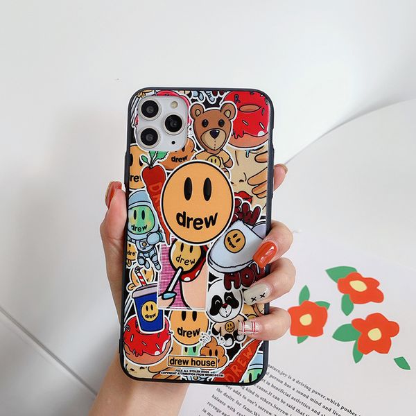 luxury trend brand justin bieber drew house phone case for iphone x xs xr 11 pro max 8 7 plus smiley face soft tpu cover
luxury trend brand justin bieber drew house phone case for iphone x xs xr 11 pro max 8 7 plus smiley face soft tpu cover