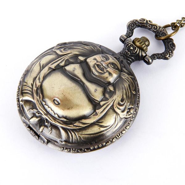 quartz pocket watch nostalgia retro avalokitesvara memorial pocket watch such as buddha relief couple, Slivery;golden
quartz pocket watch nostalgia retro avalokitesvara memorial pocket watch such as buddha relief couple, Slivery;golden