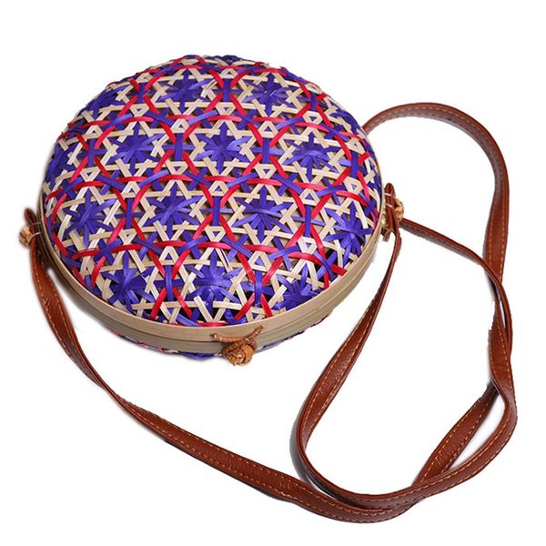 asds-new round straw beach bag circle rattan bag women handbag colorful flower pattern female message shoulder
asds-new round straw beach bag circle rattan bag women handbag colorful flower pattern female message shoulder