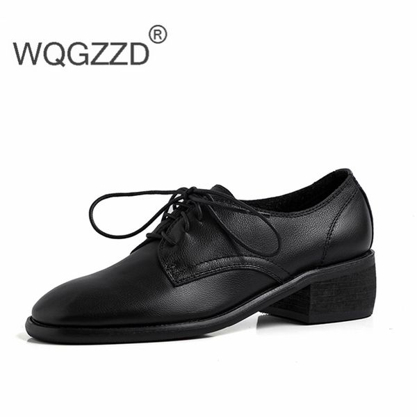 european 100% genuine leather shoes woman casual flat shoes women lace up oxfords for women, Black
european 100% genuine leather shoes woman casual flat shoes women lace up oxfords for women, Black