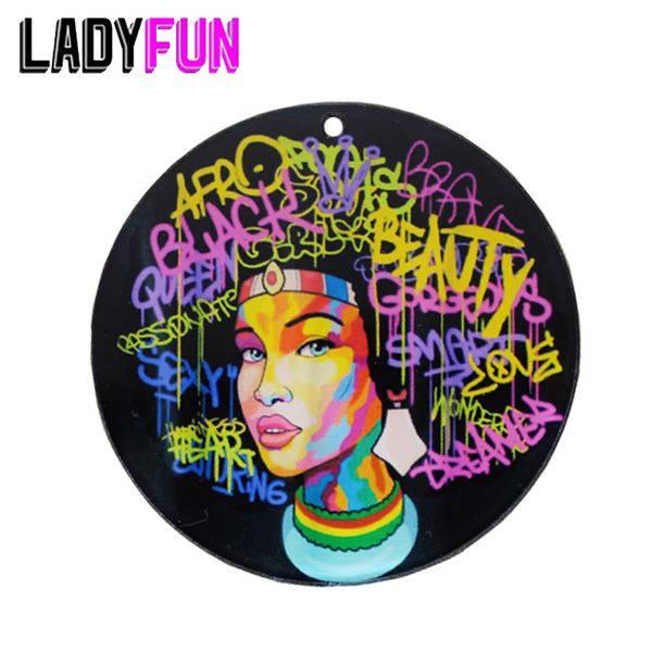 large african earrings charms 2 sided colorful printing afro american women black queen for african jewelry making, Bronze;silver
large african earrings charms 2 sided colorful printing afro american women black queen for african jewelry making, Bronze;silver