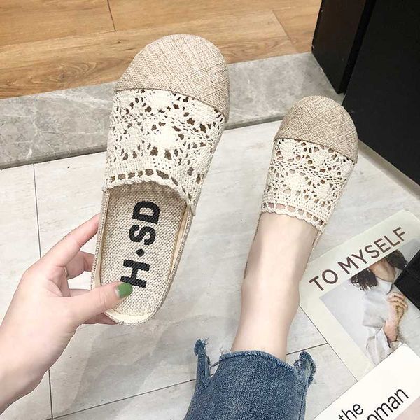 2020 korean version of lace baotou mesh half slippers female summer hollow linen woven lazy wear sandals and slippers, Black
2020 korean version of lace baotou mesh half slippers female summer hollow linen woven lazy wear sandals and slippers, Black