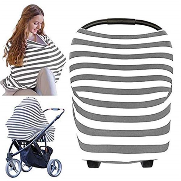 

Amazon hot sale multi functions breastfeeding towel baby car seat cover baby stroller cover sunscreen towel