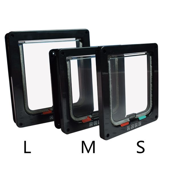 4 way lockable dog cat kitten door security flap door abs plastic s/m/l animal small pet cat dog gate door pet supplies 5 colors
4 way lockable dog cat kitten door security flap door abs plastic s/m/l animal small pet cat dog gate door pet supplies 5 colors
