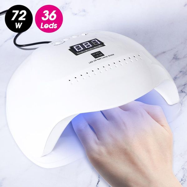 72w uv lamp for nail art led nail dryer lamp fast curing all gel varnish smart timing auto sensor equipment tools jisune1
72w uv lamp for nail art led nail dryer lamp fast curing all gel varnish smart timing auto sensor equipment tools jisune1