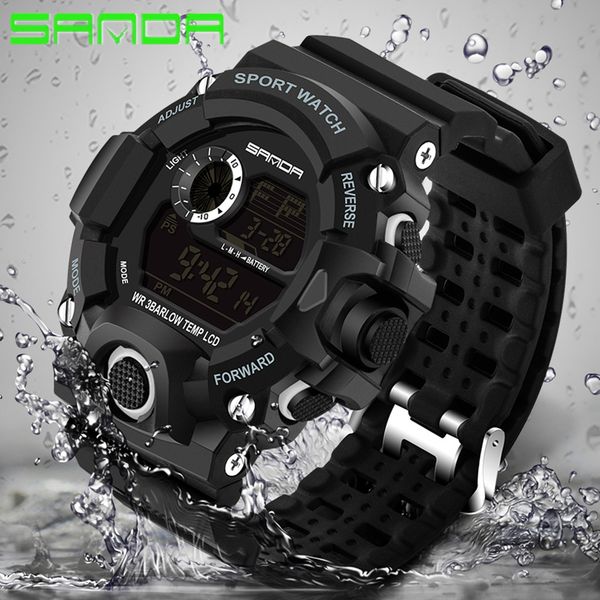 sanda brand watches men waterproof outdoor digital sport watch men electronic g style wrist watch male clock, Slivery;brown
sanda brand watches men waterproof outdoor digital sport watch men electronic g style wrist watch male clock, Slivery;brown