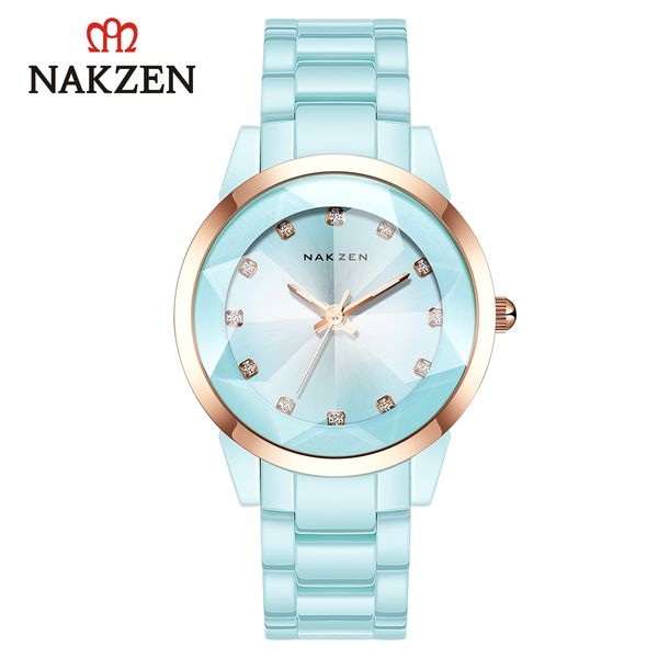 nakzen women ceramic watches brand elegant casual ladies bracelet watch colorful luxury classic romatic new style wristwatch, Slivery;brown
nakzen women ceramic watches brand elegant casual ladies bracelet watch colorful luxury classic romatic new style wristwatch, Slivery;brown