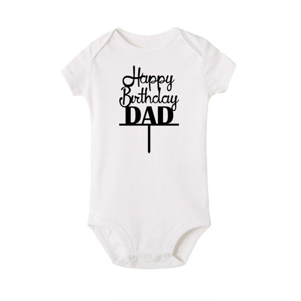 happy birthday daddy baby bodysuit kids clothes newborn jumpsuit short sleeve cotton body boys girls outerwear, White
happy birthday daddy baby bodysuit kids clothes newborn jumpsuit short sleeve cotton body boys girls outerwear, White