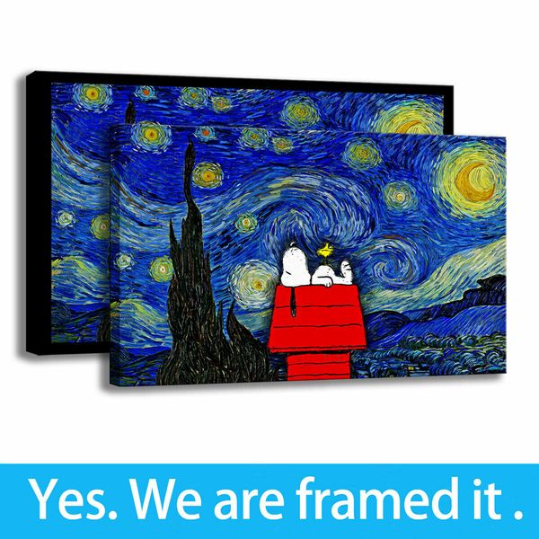 art decor canvas hd print oil painting van gogh starry night artwork framed art - ready to hang - support customization
art decor canvas hd print oil painting van gogh starry night artwork framed art - ready to hang - support customization