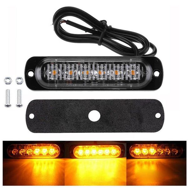 dc12-24v 18w 6 led amber/red/white car truck motorcycle emergency beacon warning hazard flash strobe underbody turn light bar
dc12-24v 18w 6 led amber/red/white car truck motorcycle emergency beacon warning hazard flash strobe underbody turn light bar