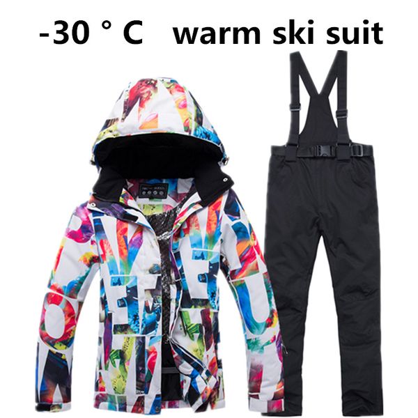 2019 thick warm ski suit women waterproof windproof skiing and snowboarding jacket pants set female snow costumes outdoor wear
2019 thick warm ski suit women waterproof windproof skiing and snowboarding jacket pants set female snow costumes outdoor wear