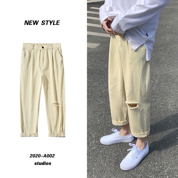 весна лето ripped прямые брюки мужская мода solid color hole повседневные брюки мужчины streetwear хип-хоп свободные брюки мужские m-5xl, Black
весна лето ripped прямые брюки мужская мода solid color hole повседневные брюки мужчины streetwear хип-хоп свободные брюки мужские m-5xl, Black