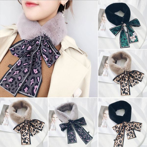 fashion leopard women faux fur scarves plush collar wrap bow tie neck warmer winter ladies formal party scarves new wholesale
fashion leopard women faux fur scarves plush collar wrap bow tie neck warmer winter ladies formal party scarves new wholesale
