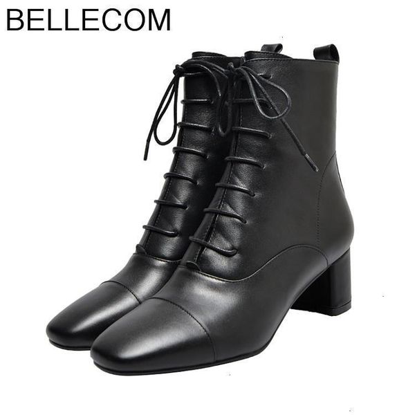 bellecom winter boots women's women ladies autumn short thick boots with high-heeled shoes england wind sapato feminino, Black
bellecom winter boots women's women ladies autumn short thick boots with high-heeled shoes england wind sapato feminino, Black