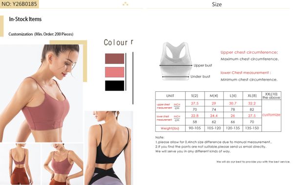 2020 new designer made in china yoga bra women sports wear exercise fitness outfits outdoors clothing riding runing, White;red
2020 new designer made in china yoga bra women sports wear exercise fitness outfits outdoors clothing riding runing, White;red