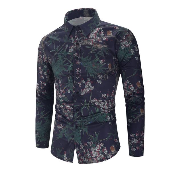 men's autumn blouse splicing business leisure printing shirt long sleeve blouse 2019 spring turndown collar shirt for men, White;black
men's autumn blouse splicing business leisure printing shirt long sleeve blouse 2019 spring turndown collar shirt for men, White;black