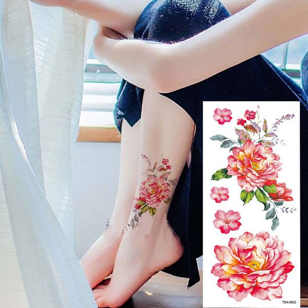 1 piece flash henna tattoo fake temporary tattoos stickers rose peony flowers arm shoulder tattoo waterproof women on body
1 piece flash henna tattoo fake temporary tattoos stickers rose peony flowers arm shoulder tattoo waterproof women on body