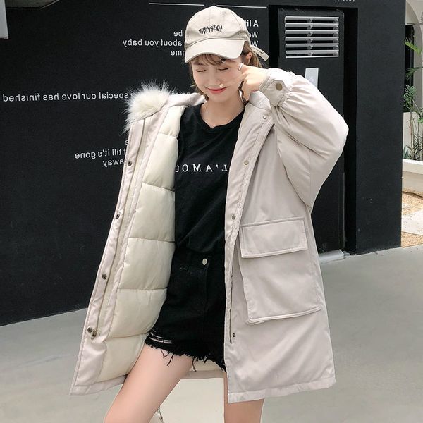 women's down & parkas parka, short winter jacket for women, korean big fur collar, coat, jacket, abrigos mujer invierno 2021, Black
women's down & parkas parka, short winter jacket for women, korean big fur collar, coat, jacket, abrigos mujer invierno 2021, Black