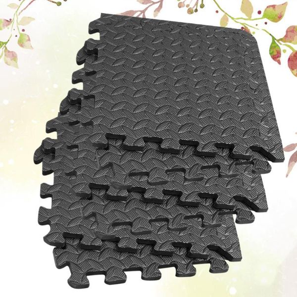 6pcs eva leaf grain floor mats splicing floor pads patchwork rugs thicken cushion for gym dance room (black
6pcs eva leaf grain floor mats splicing floor pads patchwork rugs thicken cushion for gym dance room (black